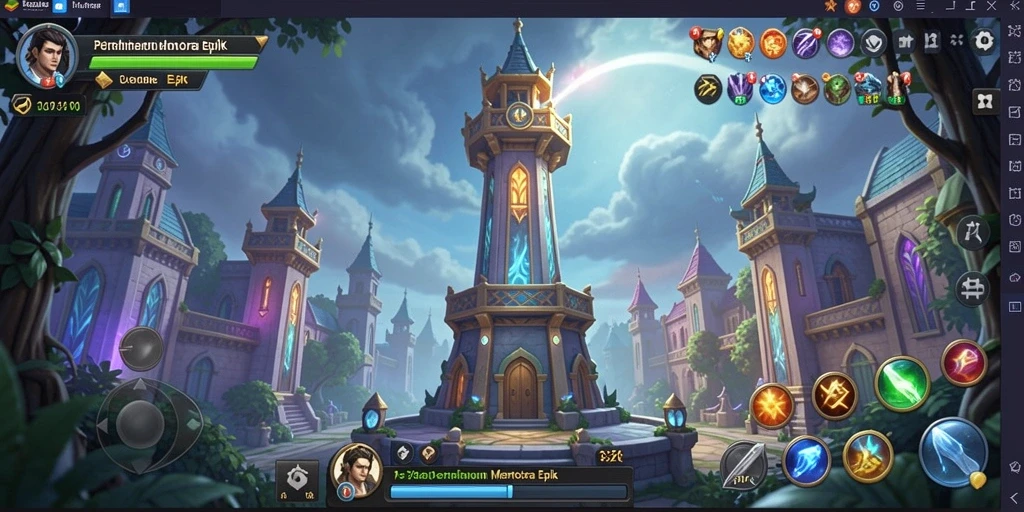 Gameplay seru pertahanan menara di 33ZK.