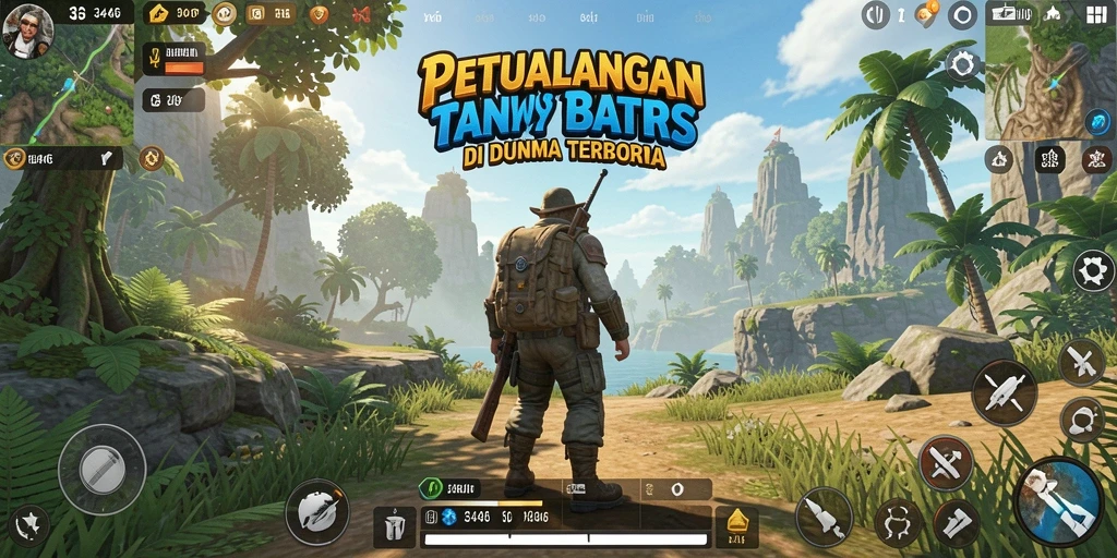 Gameplay 3446 menunjukkan eksplorasi mendalam di dunia terbuka.