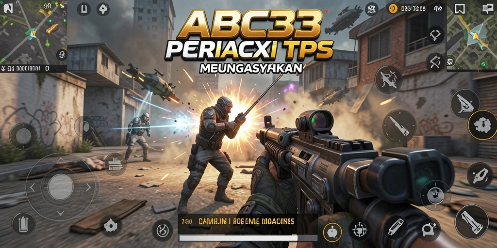 Gameplay seru di ABC33 dengan aksi tembak-menembak yang mendebarkan.
