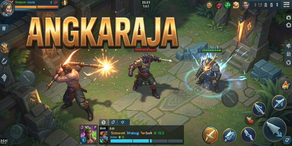 Tampilan gameplay SLG mendebarkan di ANGKARAJA.