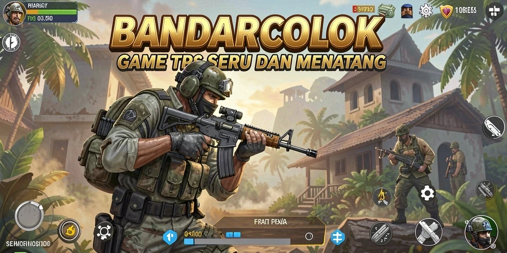 Tampilan menegangkan dari gameplay BANDARCOLOK yang penuh aksi.