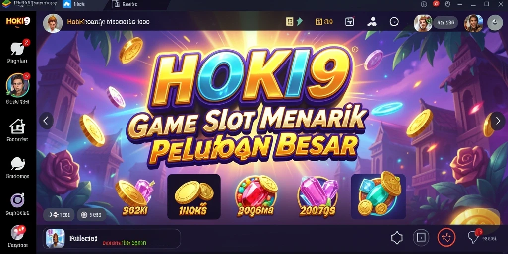 Tampilan gameplay menarik HOKI9 dalam permainan Slot.