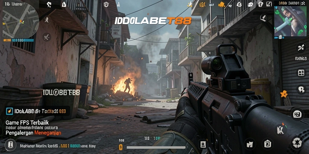 Tangkapan layar utama dari gameplay seru IDOLABET88 dalam aksi FPS.