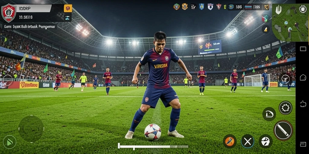 Screenshot gameplay <strong>IDRRP</strong> yang menampilkan pertandingan penuh aksi.