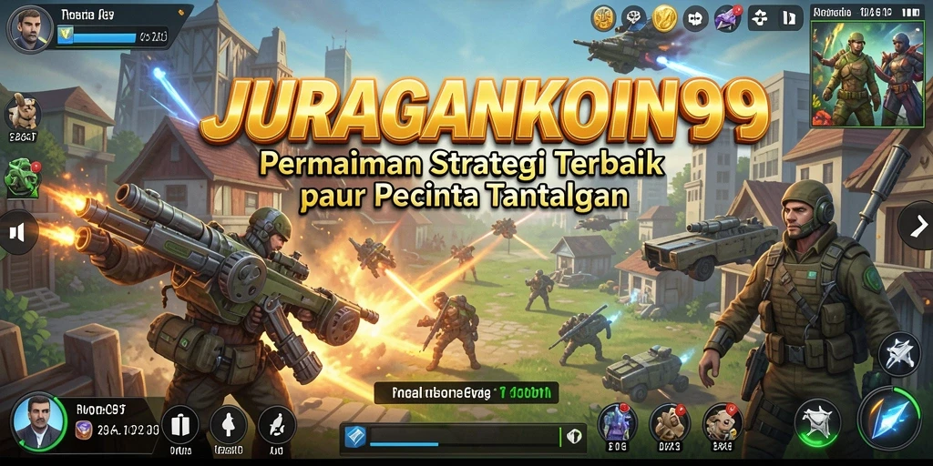 Tampilan gameplay JURAGANKOIN99 yang seru dan strategis.