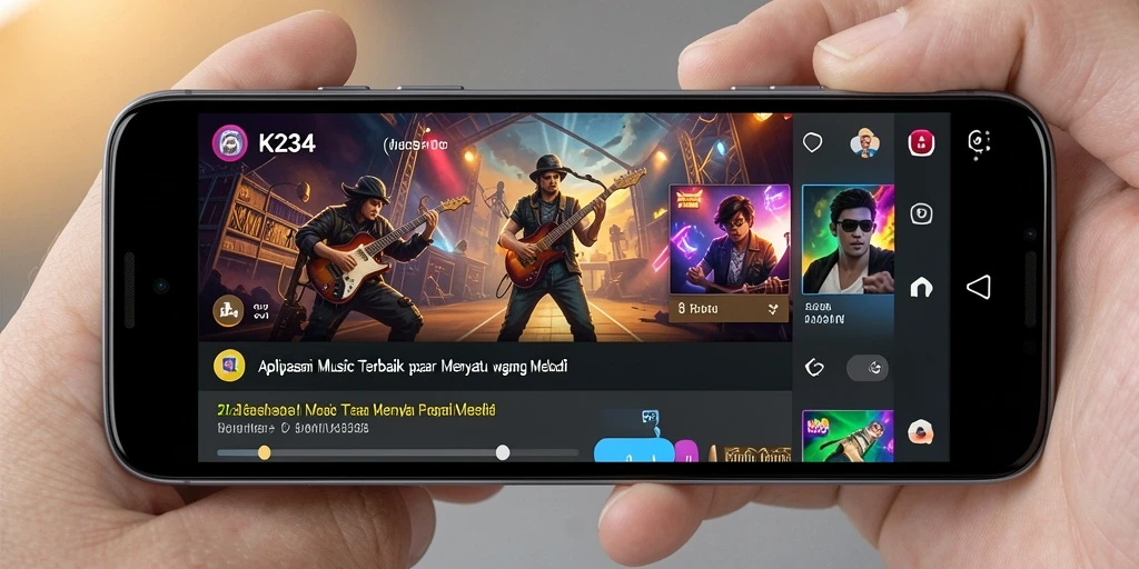 Screenshot K234 menampilkan gameplay seru dan melodi yang menarik.