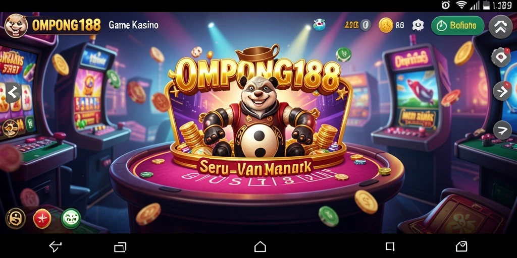 Tampilan permainan kasino yang menarik dan mengasyikkan.