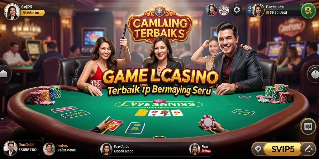 Gameplay seru dan interaktif di SVIP5 Live Casino.
