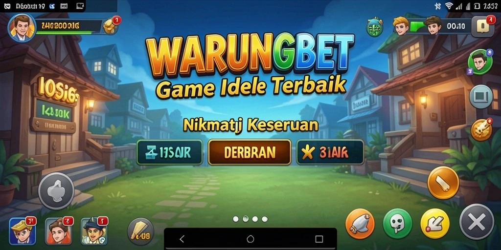 Tampilan menarik dari gameplay Idle WARUNGBET yang menyenangkan.